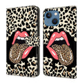 Funda para teléfono de cuero vegano pintado con efecto cristal, For iPhone 14 / 13, For iPhone 14 Pro