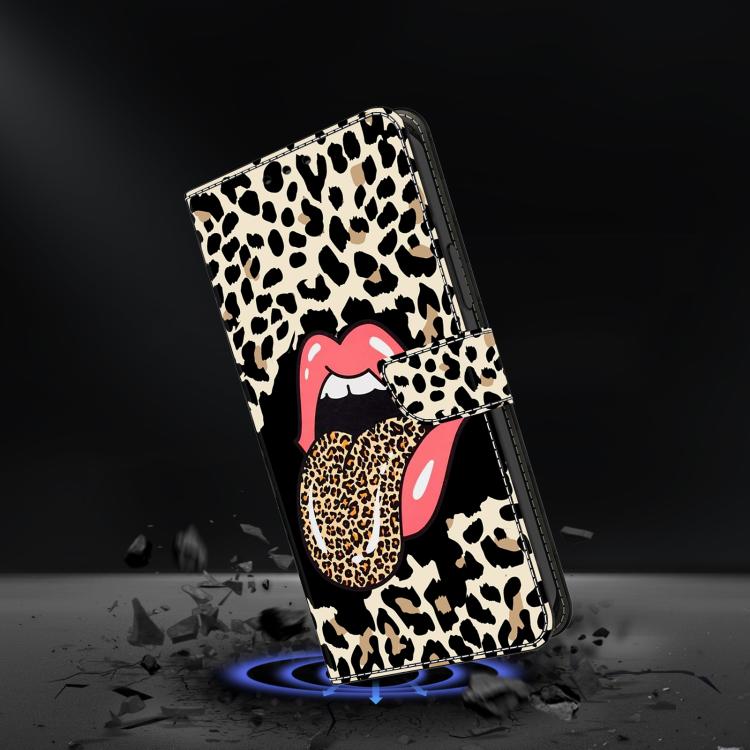 Funda para teléfono de cuero vegano pintado con efecto cristal, For iPhone 11