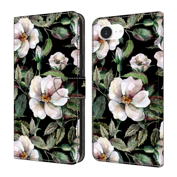 Funda para teléfono de cuero vegano pintado con efecto cristal, For iPhone 17e / 16e, For iPhone 17 Pro Max, For iPhone 17 Pro