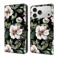 Funda para teléfono de cuero vegano pintado con efecto cristal, For iPhone 18 Pro / 17 Pro, For iPhone 18 Pro Max / 17 Pro Max, For iPhone 17e / 16e