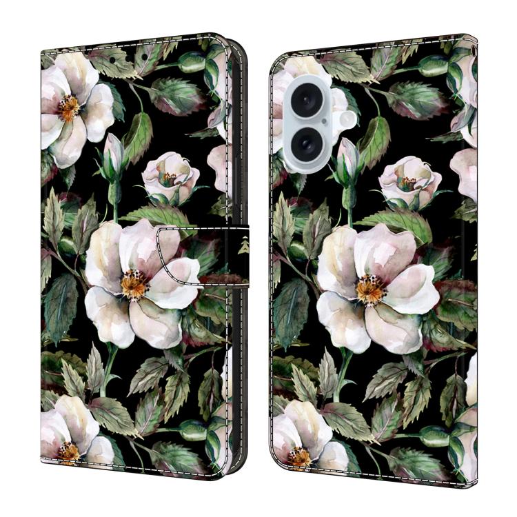 Funda para teléfono de cuero vegano pintado con efecto cristal, For iPhone 17, For iPhone Air, For iPhone 16 Pro Max