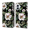 Funda para teléfono de cuero vegano pintado con efecto cristal, For iPhone 17, For iPhone Air, For iPhone 16 Pro Max