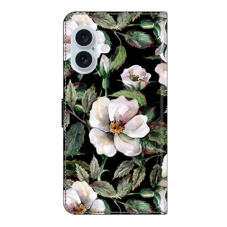 Funda para teléfono de cuero vegano pintado con efecto cristal, For iPhone 17, For iPhone Air, For iPhone 16 Pro Max