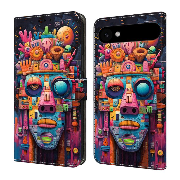 Funda para teléfono de cuero vegano pintado con efecto cristal, For iPhone 17, For iPhone Air, For iPhone 16 Pro Max