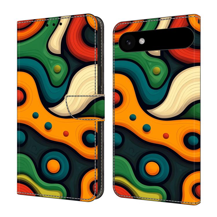 Funda para teléfono de cuero vegano pintado con efecto cristal, For iPhone 17, For iPhone Air, For iPhone 16 Pro Max