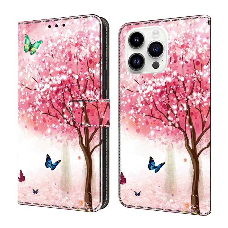Funda para teléfono de cuero vegano pintado con efecto cristal, For iPhone 17, For iPhone Air, For iPhone 16 Pro Max