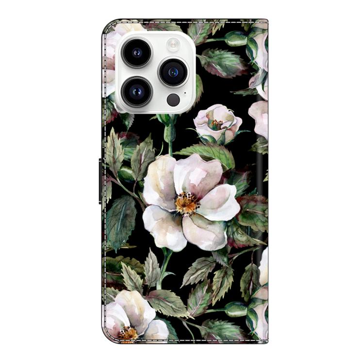 Funda para teléfono de cuero vegano pintado con efecto cristal, For iPhone 16 Pro, For iPhone 16 Plus, For iPhone 16