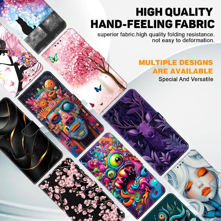 Funda para teléfono de cuero vegano pintado con efecto cristal, For iPhone 16 Pro, For iPhone 16 Plus, For iPhone 16
