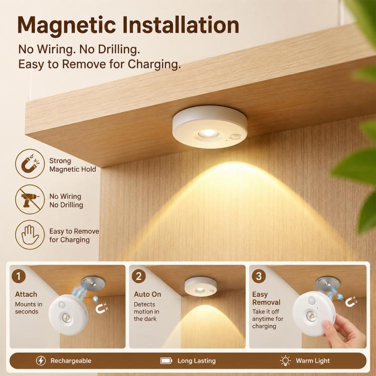 Luces nocturnas inteligentes con sensor tipo ojo de gato y control remoto.,