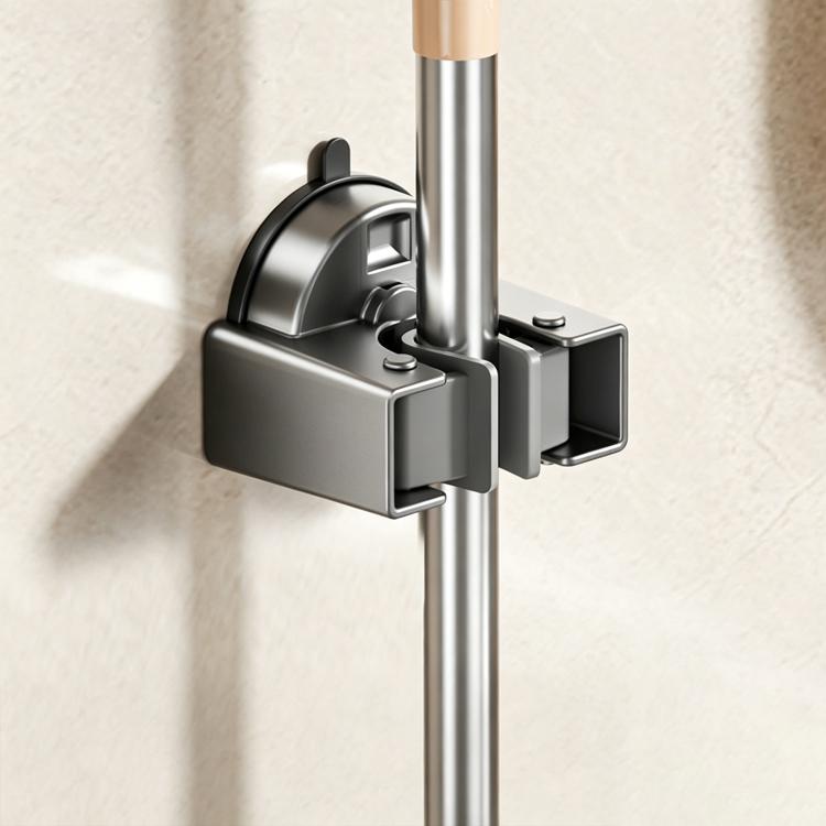 Soporte de pared con ventosa para fregonas y escobas (sin necesidad de taladrar), Mop Holder, Electroplated Mop Holder, Integrated Mop Holder, Classic Mop Holder, 2pcs Mop Holder, 2pcs Electroplated Mop Holder, 2pcs Integrated Mop Holder               ...
