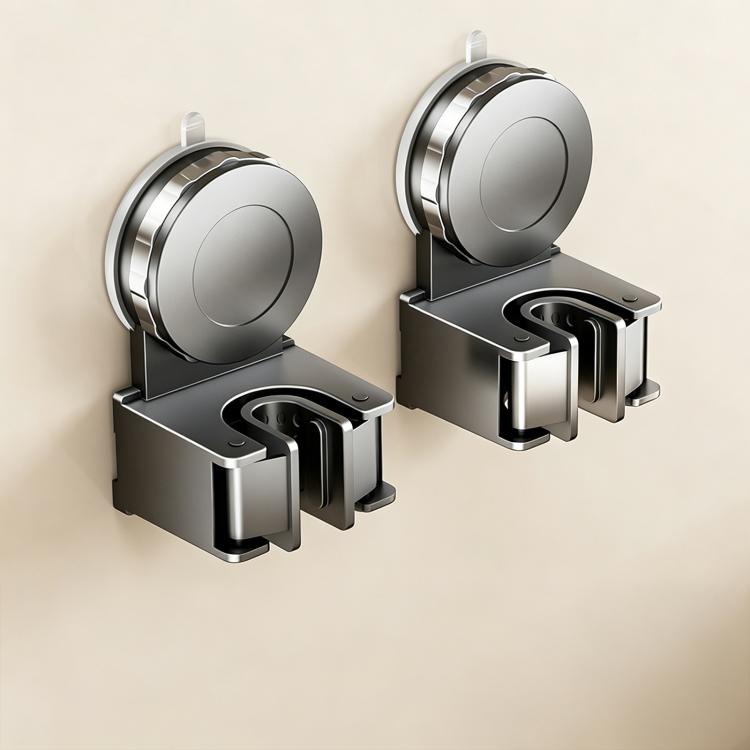 Soporte de pared con ventosa para fregonas y escobas (sin necesidad de taladrar), Mop Holder, Electroplated Mop Holder, Integrated Mop Holder, Classic Mop Holder, 2pcs Mop Holder, 2pcs Electroplated Mop Holder, 2pcs Integrated Mop Holder               ...