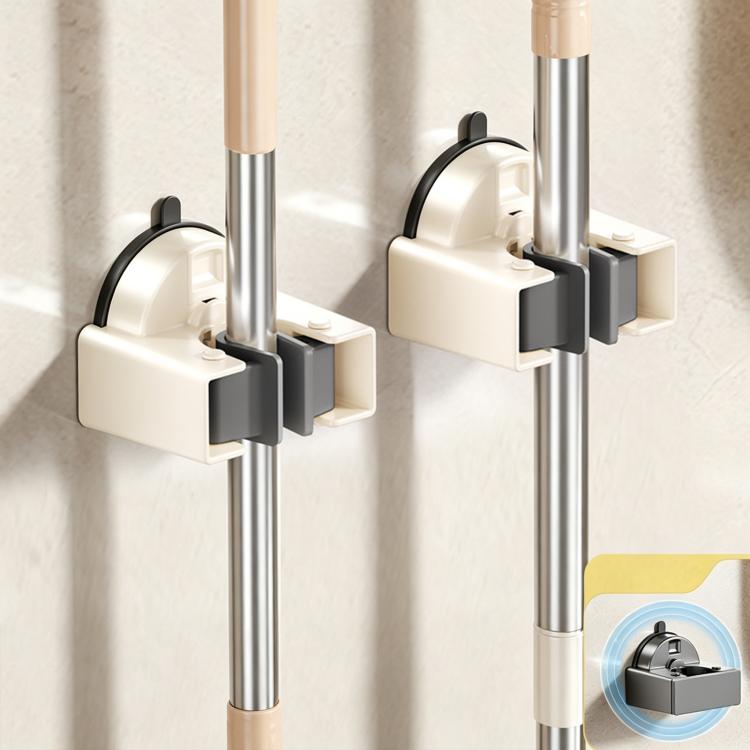 Soporte de pared con ventosa para fregonas y escobas (sin necesidad de taladrar), Mop Holder, Electroplated Mop Holder, Integrated Mop Holder, Classic Mop Holder, 2pcs Mop Holder, 2pcs Electroplated Mop Holder, 2pcs Integrated Mop Holder               ...
