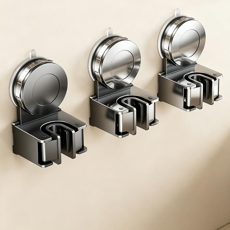 Soporte de pared con ventosa para fregonas y escobas (sin necesidad de taladrar), Mop Holder, Electroplated Mop Holder, Integrated Mop Holder, Classic Mop Holder, 2pcs Mop Holder, 2pcs Electroplated Mop Holder, 2pcs Integrated Mop Holder               ...