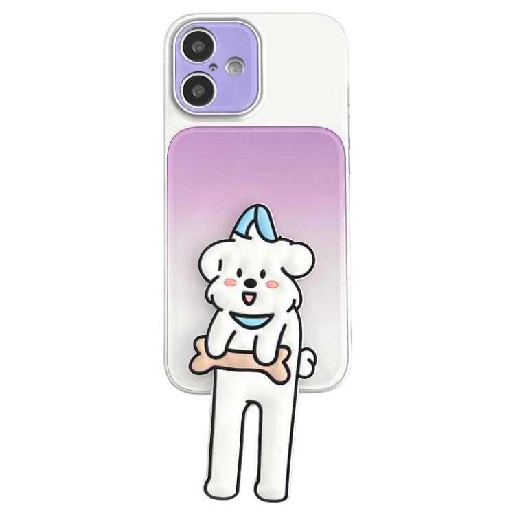 Funda para teléfono de TPU, silicona y acrílico con efecto degradado y soporte para gatos., For iPhone 17 Pro Max, For iPhone 17 Pro, For iPhone 17, For iPhone 16 Pro Max, For iPhone 16 Pro, For iPhone 16, For iPhone 15 Pro Max, For iPhone 15 Pro      ...