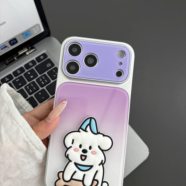 Funda para teléfono de TPU, silicona y acrílico con efecto degradado y soporte para gatos., For iPhone 13 Pro Max, For iPhone 13 Pro, For iPhone 13