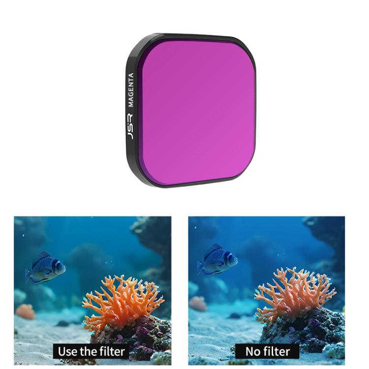 Juego de filtros de lentes de color para buceo DJI Osmo Nano JSR, Magenta Filter, Pink Filter, Red Filter, 3 in 1 Filter, Single Waterproof Cover