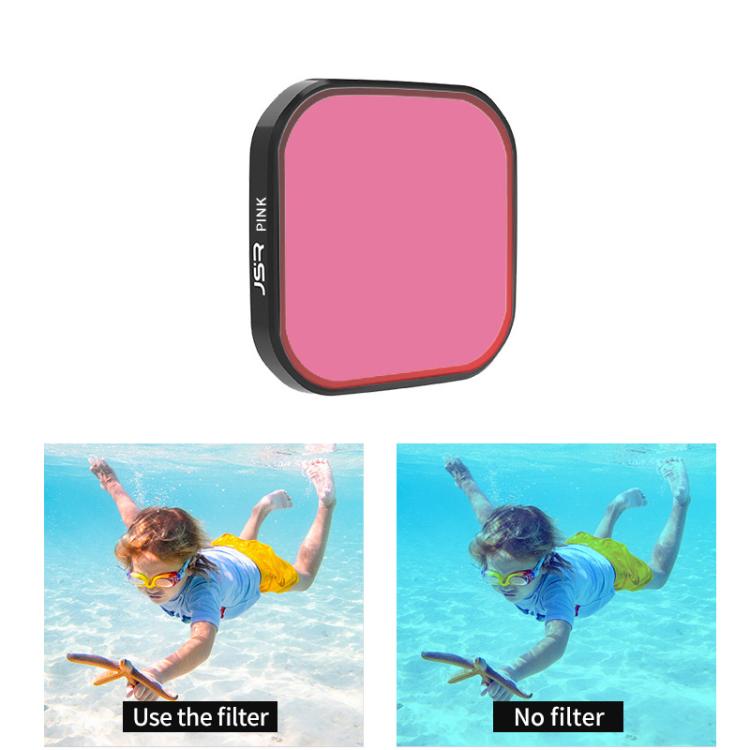 Juego de filtros de lentes de color para buceo DJI Osmo Nano JSR, Magenta Filter, Pink Filter, Red Filter, 3 in 1 Filter, Single Waterproof Cover
