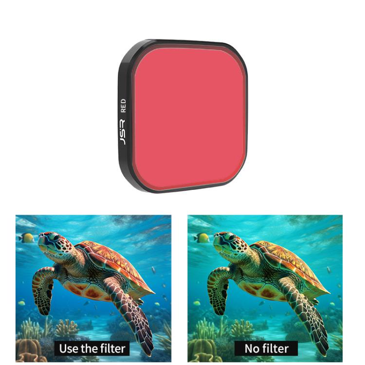 Juego de filtros de lentes de color para buceo DJI Osmo Nano JSR, Magenta Filter, Pink Filter, Red Filter, 3 in 1 Filter, Single Waterproof Cover