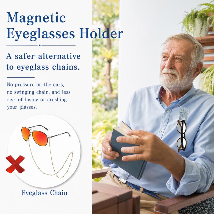 Soporte magnético de silicona para gafas