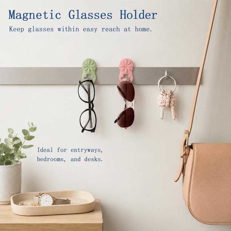 Soporte magnético de silicona para gafas