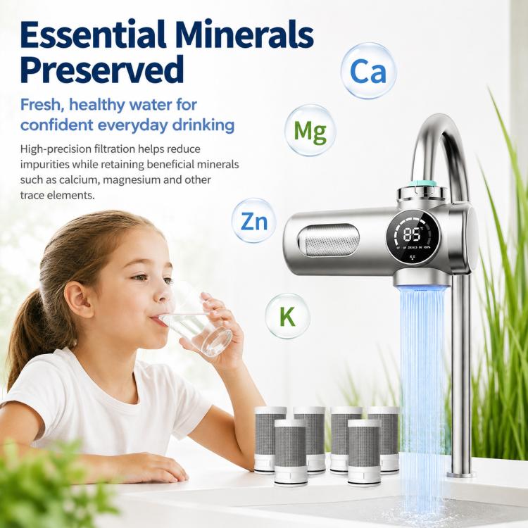 Grifo purificador de agua inteligente, desmontable y lavable, con cartucho de filtro., 1 Device + 1 Chip, 1 Device + 2 Chips, 1 Device + 4 Chips, 1 Device + 6 Chips, 1 Device + 8 Chips