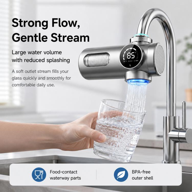 Grifo purificador de agua inteligente, desmontable y lavable, con cartucho de filtro., 1 Device + 1 Chip, 1 Device + 2 Chips, 1 Device + 4 Chips, 1 Device + 6 Chips, 1 Device + 8 Chips
