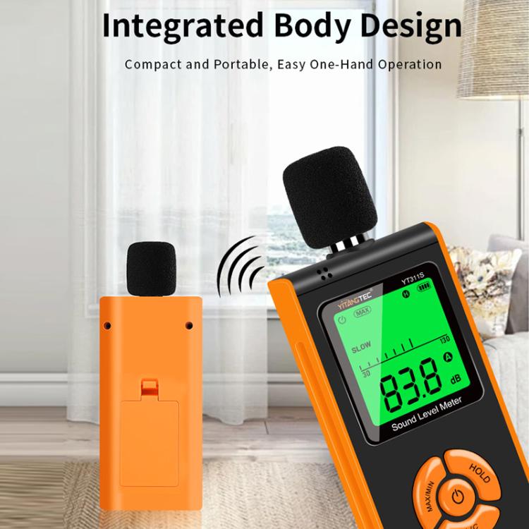 Sonómetro digital de alta precisión YT311S, rango de medición: 30–130 dB, YT311S