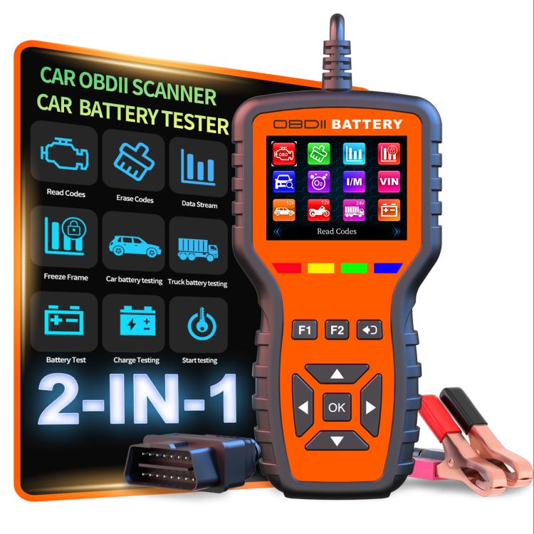 K2 Pro Herramienta de diagnóstico OBDII para automóviles 2 en 1 y comprobador de baterías, K2 Pro