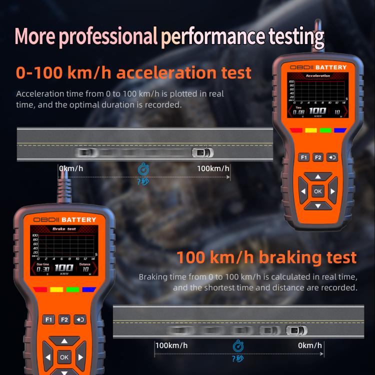 K2 Pro Herramienta de diagnóstico OBDII para automóviles 2 en 1 y comprobador de baterías, K2 Pro