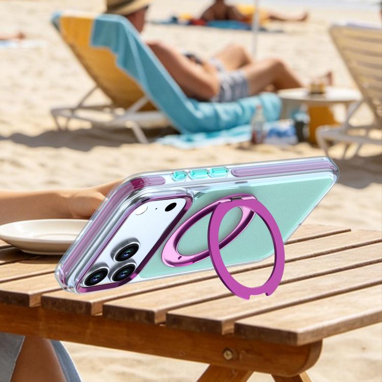 Funda para teléfono con soporte giratorio de dos tonos y contraste, For iPhone 17 Pro Max, For iPhone 17 Pro, For iPhone 17, For iPhone 16 Pro Max, For iPhone 16 Pro, For iPhone 16, For iPhone 15 Pro Max, For iPhone 15 Pro, For iPhone 14 Pro           ...