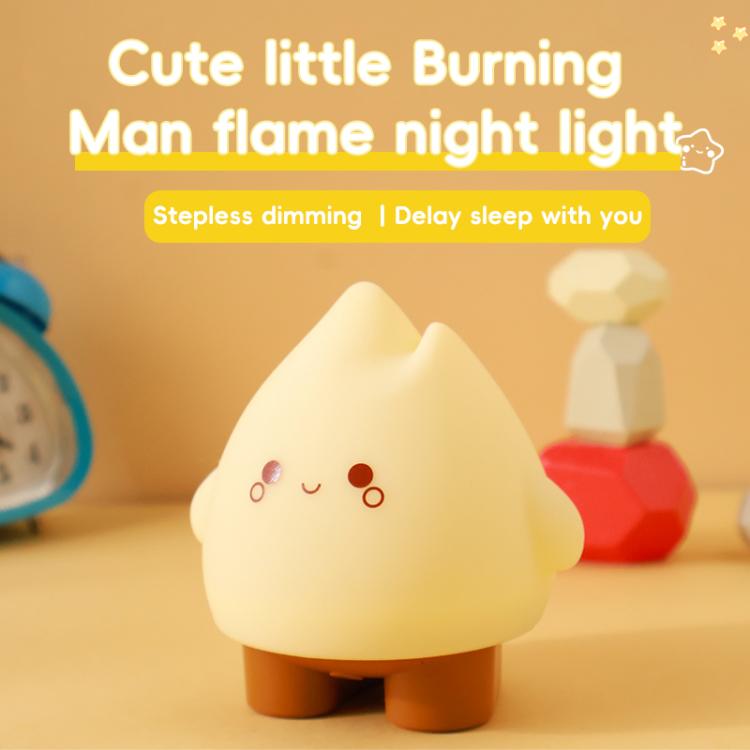 HZ-D01 Bonita lámpara nocturna con forma de llama de Burning Man