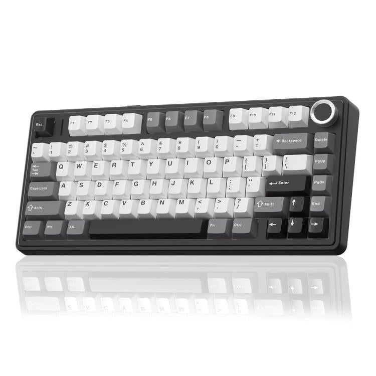 Teclado mecánico personalizado AULA F75 de 80 teclas con conexión por cable/2.4G/Bluetooth y triple modo.