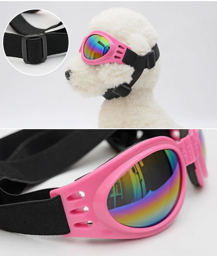 Gafas de sol polarizadas plegables para perros antivaho UV400 para perros con un peso de 6 kg o más