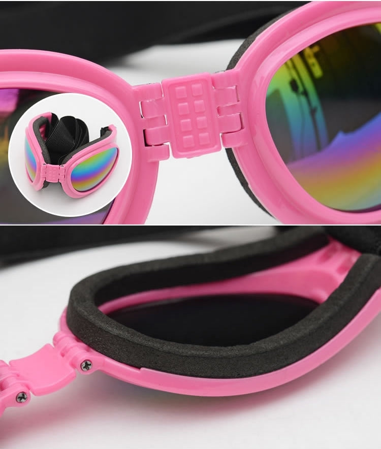 Gafas de sol polarizadas plegables para perros antivaho UV400 para perros con un peso de 6 kg o más