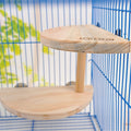 Mascota de madera de dos capas, placa de pie para hámster, trampolín para hámster, juguetes con pedales para mascotas pequeñas, Two Layers Footplate