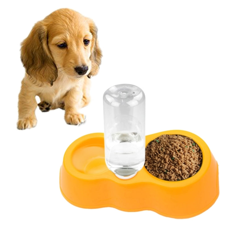 Plato de comida para perros y gatos + cuencos dobles para agua potable con dispensador de agua automático