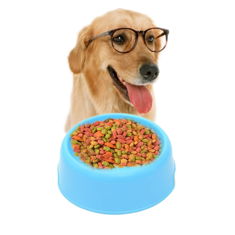 Cuencos para mascotas individuales de material plástico de color caramelo claro para perros y gatos, Single Pets Bowls