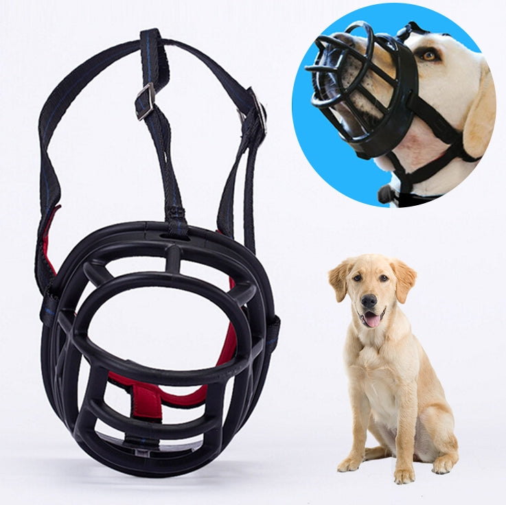 Bozal para perro Evita morder Masticar y ladrar Permite beber y jadear, Tamaño: 8,8 * 8,4 * 11 cm, Size: 8.8*8.4*11cm