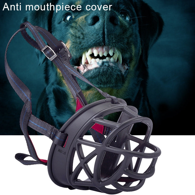 Bozal para perro Evita morder Masticar y ladrar Permite beber y jadear, Tamaño: 8,8 * 8,4 * 11 cm, Size: 8.8*8.4*11cm