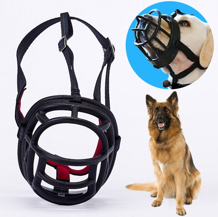 Bozal para perro Evita morder Masticar y ladrar Permite beber y jadear, Tamaño: 11,2 * 10,7 * 14,3 cm, Size: 11.2*10.7*14.3cm