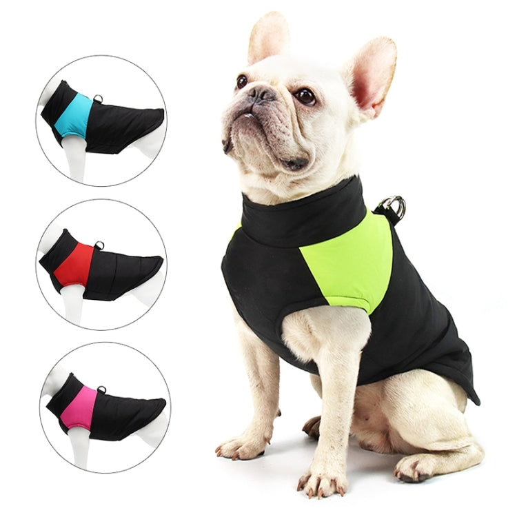 Traje de esquí con chaleco de algodón para perros, talla: XXL, pecho: 54 cm, largo de espalda: 45 cm, Size: XXL