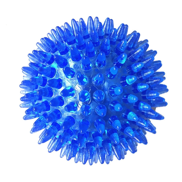 Juguete con sonido para mascotas, bola de erizo, Golden Retriever, juguete dental resistente a mordeduras molares para mascotas grandes, mediano, diámetro: 9 cm, entrega de colores aleatorios, Medium, Diameter: 9cm