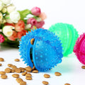 Juguete de bola de comida para fugas de mascotas Golden Retriever Cachorro Molar Juguete dental resistente a mordeduras, Diámetro: 8 cm, Entrega de color aleatorio, 8cm Puppy Molar Bite Ball