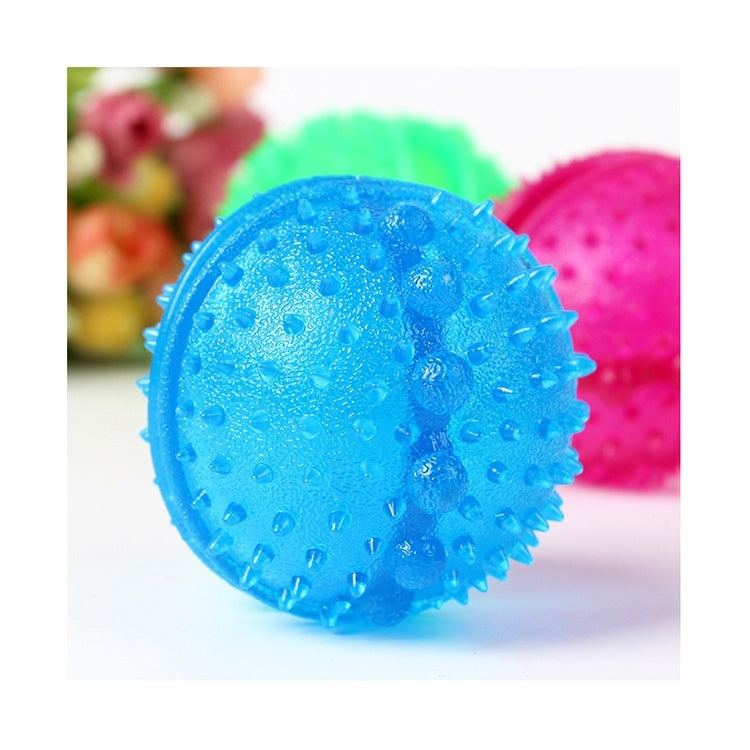 Juguete de bola de comida para fugas de mascotas Golden Retriever Cachorro Molar Juguete dental resistente a mordeduras, Diámetro: 8 cm, Entrega de color aleatorio, 8cm Puppy Molar Bite Ball