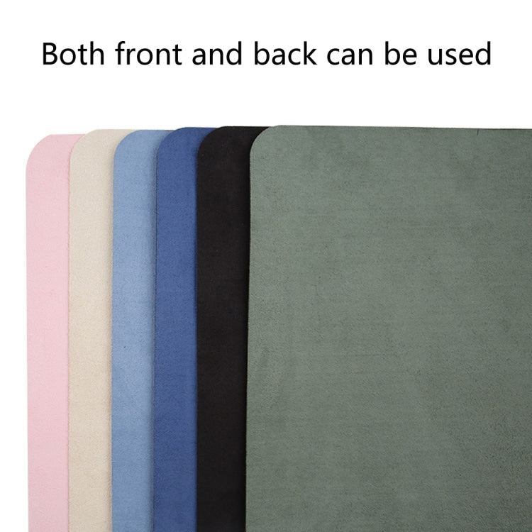 Alfombrilla de ratón multifunción de cuero de PU para negocios, alfombrilla para teclado, alfombrilla para mesa, alfombrilla para escritorio de computadora, tamaño: 60 x 30 cm, Size: 60 x 30cm(Black), Size: 60 x 30cm(Pink), Size: 60 x 30cm(Green)      ...
