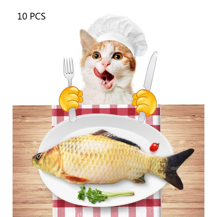 Juguete de pez de simulación, juguete divertido para gato, material de pez, tablero de poste rascador, tamaño medio: 41,0 x 13,5 x 9,0 cm, Size: 41.0x13.5x9.0cm