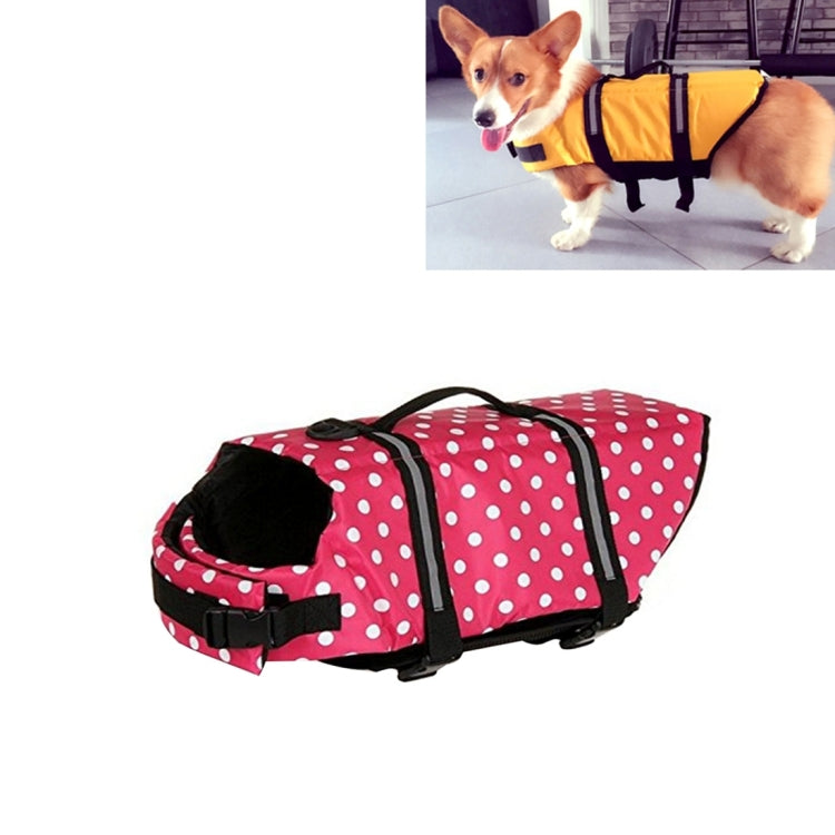 Chaleco salvavidas con rayas reflectantes para perros Pet Saver para nadar, navegar, surfear, tamaño: S, Size: S