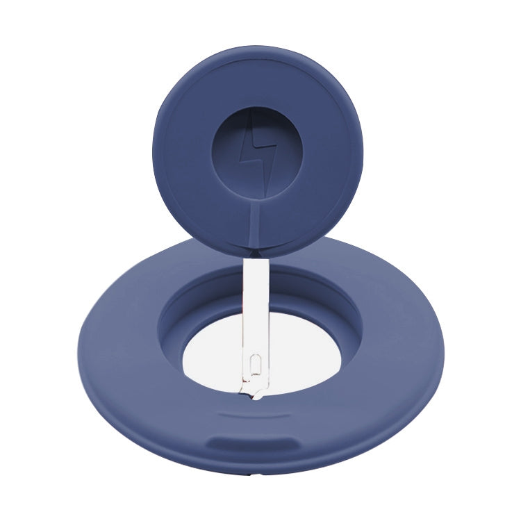 2 en 1 soporte telescópico del cargador inalámbrico de escritorio del silicón para el cargador inalámbrico del iPhone/del reloj