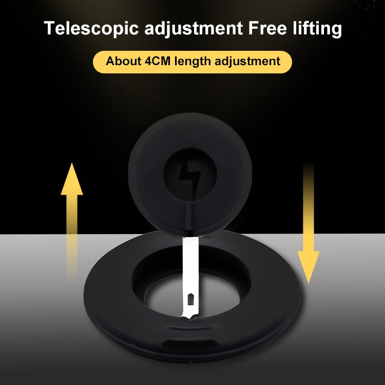 2 en 1 soporte telescópico del cargador inalámbrico de escritorio del silicón para el cargador inalámbrico del iPhone/del reloj