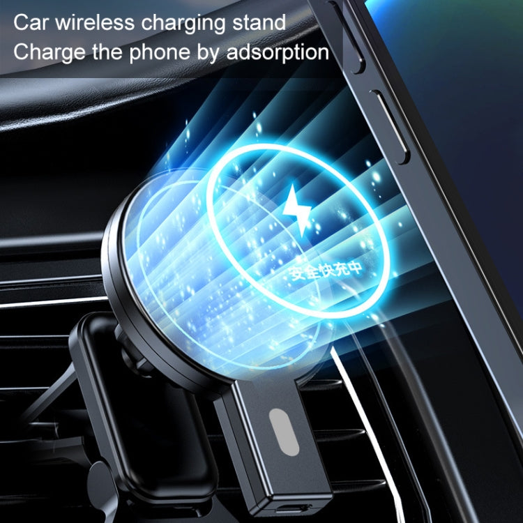 Cargador Magnético Inalámbrico 15W para Coche - Carga Rápida